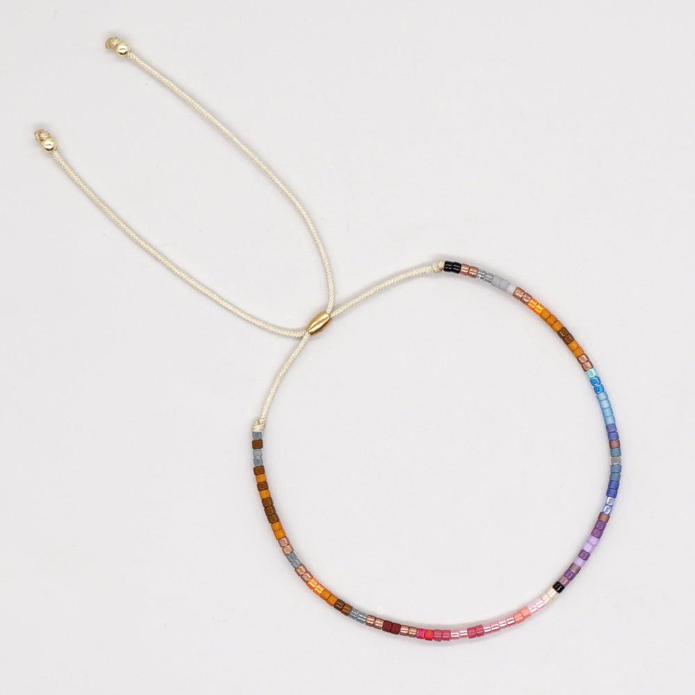 Wholesale Colorful Beads Glass Bracelet